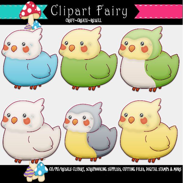Cute Colorful Chicks Puffy Stickers